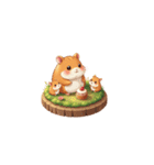 2.5d ハムスターファミリー（個別スタンプ：28）