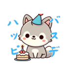 赤ちゃんオオカミの生活 (にほんご) Ver5（個別スタンプ：28）