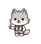 赤ちゃんオオカミの生活 (にほんご) Ver5（個別スタンプ：40）