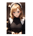 猫メイド写真2（個別スタンプ：3）
