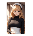 猫メイド写真2（個別スタンプ：4）