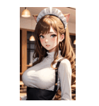 猫メイド写真2（個別スタンプ：5）