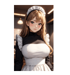 猫メイド写真2（個別スタンプ：12）