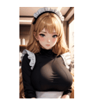 猫メイド写真2（個別スタンプ：14）