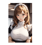 猫メイド写真2（個別スタンプ：18）