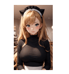 猫メイド写真2（個別スタンプ：23）