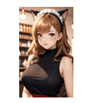 猫メイド写真2（個別スタンプ：25）