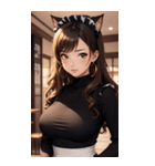 猫メイド写真2（個別スタンプ：29）