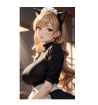 猫メイド写真2（個別スタンプ：38）