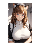 猫メイド写真2（個別スタンプ：39）