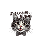 営業の猫本さん（個別スタンプ：22）