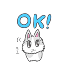 ジャージーウーリーうさぎのティア（個別スタンプ：8）