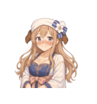 わんこ彼女の感情たっぷりスタンプ（個別スタンプ：16）