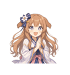 わんこ彼女の感情たっぷりスタンプ（個別スタンプ：31）