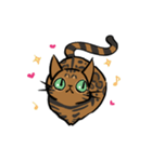 猫のあおいさん（ベンガル Ver.）（個別スタンプ：9）