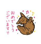猫のあおいさん（ベンガル Ver.）（個別スタンプ：26）
