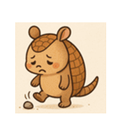 明日はきっといいことアルマジロくん（個別スタンプ：9）
