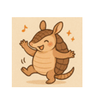 明日はきっといいことアルマジロくん（個別スタンプ：13）