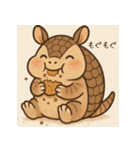 明日はきっといいことアルマジロくん（個別スタンプ：18）