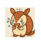 明日はきっといいことアルマジロくん（個別スタンプ：19）