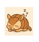 明日はきっといいことアルマジロくん（個別スタンプ：23）