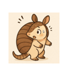 明日はきっといいことアルマジロくん（個別スタンプ：24）