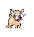 動く！レトロバンビ（個別スタンプ：11）