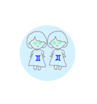 占い 星座girls（個別スタンプ：3）