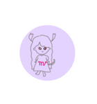 占い 星座girls（個別スタンプ：8）