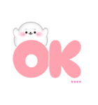 アザラシです♡名前入力OK◎敬語カスタム（個別スタンプ：17）