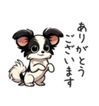パピヨン 敬語の日常会話（個別スタンプ：3）