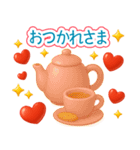 飛び出す！！ぷっくりハート2♡毎日使える（個別スタンプ：6）