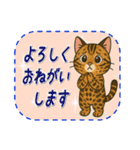 おねがい猫8種類（個別スタンプ：34）