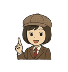サム博士とアニーのイギリス生活（個別スタンプ：9）