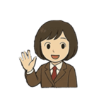 サム博士とアニーのイギリス生活（個別スタンプ：12）