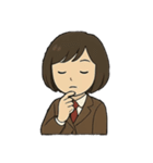 サム博士とアニーのイギリス生活（個別スタンプ：14）