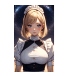星空メイド写真（個別スタンプ：13）