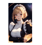 星空メイド写真（個別スタンプ：25）