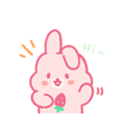 苺うさぎベリッポの日常（個別スタンプ：1）