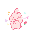 苺うさぎベリッポの日常（個別スタンプ：3）