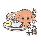 愛犬☆トイプードルdeごあいさつ☆敬語入り（個別スタンプ：29）