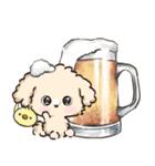 愛犬☆トイプードルdeごあいさつ☆敬語入り（個別スタンプ：30）