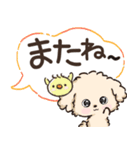 愛犬☆トイプードルdeごあいさつ☆敬語入り（個別スタンプ：38）