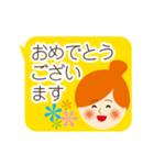 動く！上司にも送れる敬語スタンプ/女性3（個別スタンプ：16）