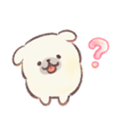 ぽてぽてペキニーズ 水彩タッチ！（個別スタンプ：21）
