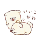 ぽてぽてペキニーズ 水彩タッチ！（個別スタンプ：22）