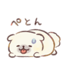 ぽてぽてペキニーズ 水彩タッチ！（個別スタンプ：39）