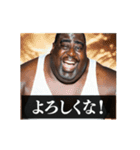 ⚫[動く！！]毎日使えるデブ外国人 面白い煽り（個別スタンプ：7）