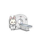 放射線技師のうさぎのスタンプ（個別スタンプ：1）