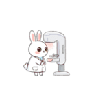 放射線技師のうさぎのスタンプ（個別スタンプ：4）